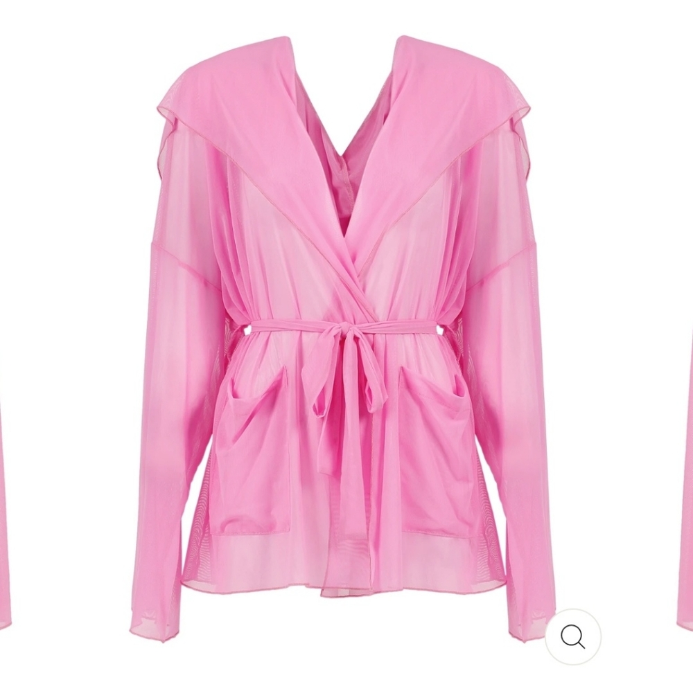 Laina Rauma Summer Luvr Sorbet Pink Hooded Robe